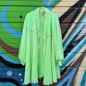 Vintage lime green coat